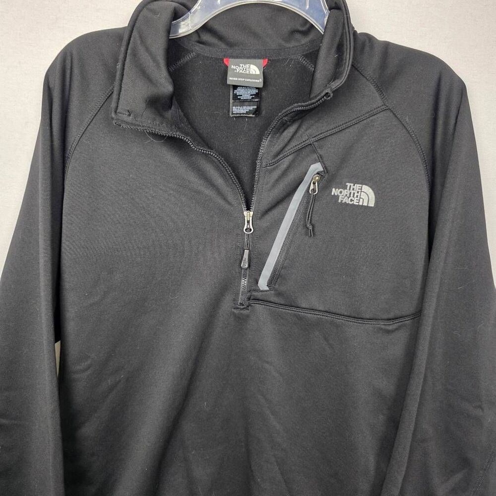 The North Face Men’s Large Black Quarter Zip Pullover - Picture 6 of 9